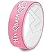 XAHH Silicone Ring for Couple,His Queen Her King Lovers Ring, Him Her Engagement Wedding Bands Matching Sets,Promise Love Heart Ring,Pink Women Size 10