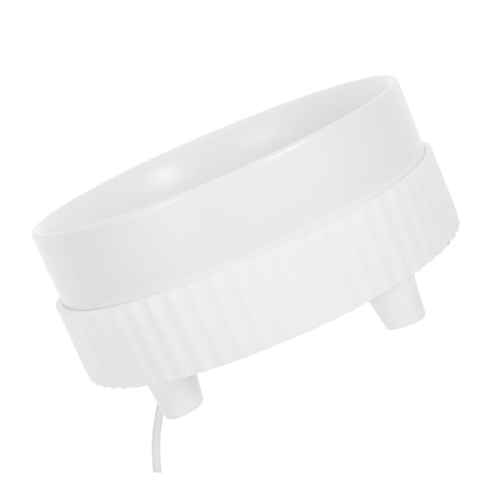 SEWOART Thermal Ceramic Cat Bowl Smart Heated Water Dispenser for Indoor Cats Pet Feeder