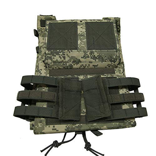 UNISTRENGH Tactical Molle Vests Airsoft Paintball Breathable Adjustable Ultralight Assault Swat Vest (ACU Camouflage)