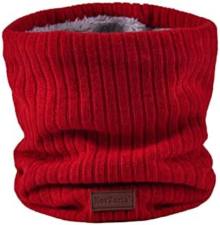 NovForth Winter Halsschlauch Herren Ski, Halswärmer Halstuch Männer Gesichtsschal Damen, Fleece Schal Schlauchtuch für Herren Gamaschenmaske, Winddichte Kreisschlaufenschals