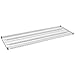 Sandusky WSHELF1872-C Extra shelf for Chrome Wire Shelving, 600 lb. Load Capacity, 1" Height x 72" Width x 18" Depth