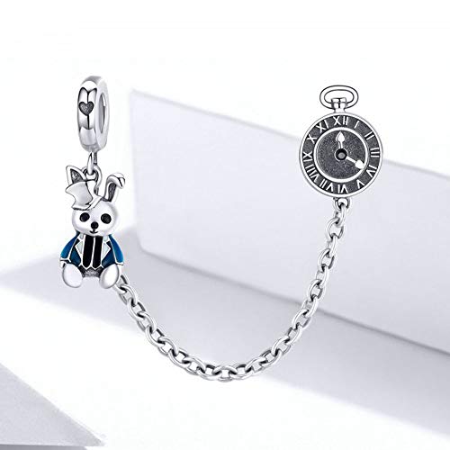 White Rabbit Lock Charm for Pandora Bracelet - Image 3