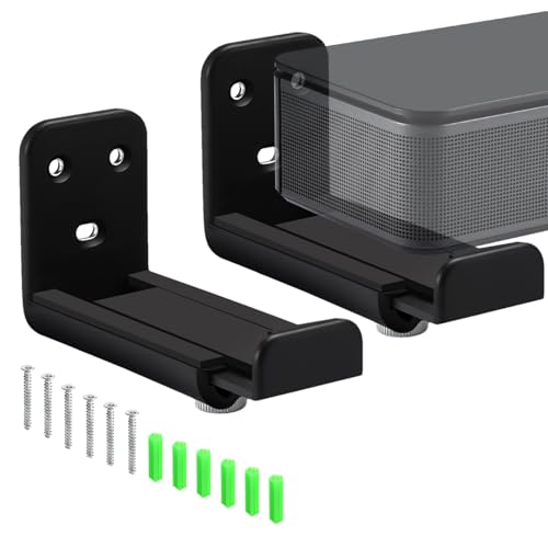 Soporte de pared para soundbar que elimina desalineacion con la TV