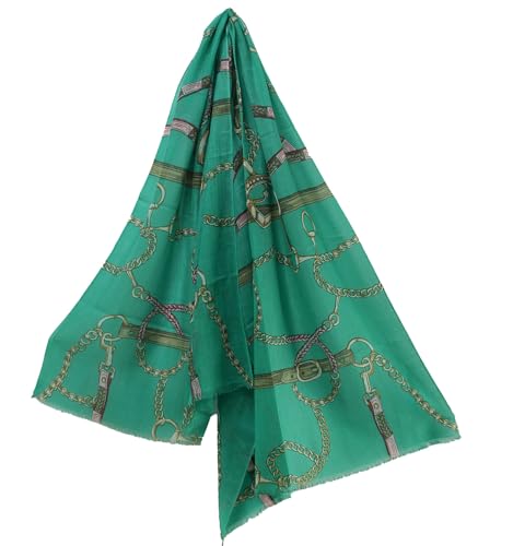 [Filomo] ストール レディース カシミヤ リネン 薄手 春 夏 ガーゼストール 羽織り (グリーン)