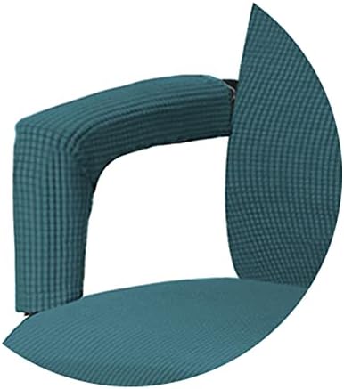 Bestenrose Office Chair Cover Stretch Computer Office High Back Chair Cover with Arm Covers Jacquqard Polyester Washable Slipcovers for Universal Rotating Chair Protectors (Large, Khaki)