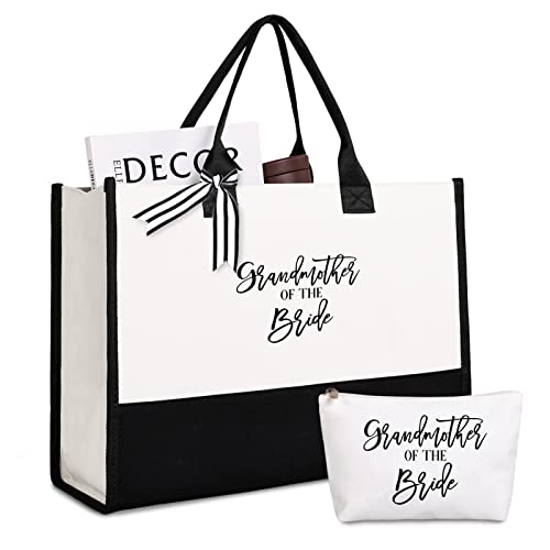 Lamyba Grandmother Tote Bag - Bride Gifts, Black and White