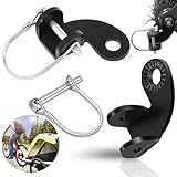 Varios usos: los remolques de embrague de bicicleta son adecuados para bicicletas de montaña, bicicletas plegables, bicicletas normales, remolques para niños, remolques para mascotas y la mayoría de bicicletas. Por favor, mide el tamaño cuidadosamente antes de realizar el pedido