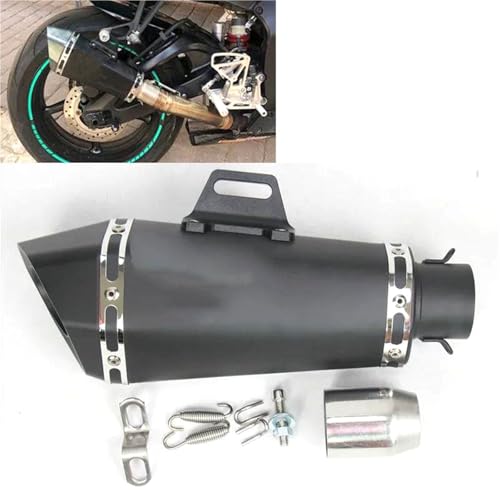 Silencieux d'échappement moto Kawasaki Z900 ZX6R et Suzuki GSXR 1000 SV650 K7 Nero