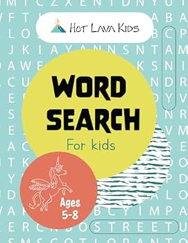 Paperback Word Search for kids; Ages 5-8 Book