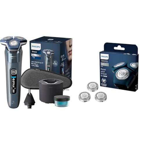 �y�Z�b�g�����z�y���ɂ₳�����z�t�B���b�v�X �d���V�F�[�o�[ 7000�V���[�Y ���@�t�����f�� �����Y (45���E��]��/SkinIQ�e�N�m���W�[�E�����C��� & �ې􂢉�) S7882/51 �A�C�X�u���[ �yAmazon.co.jp����z+ �y�����i�z 