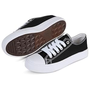 Canvas Shoes for Women Casual Low Top Sneakers Fashion Womens Tennis Shoes for Everyday Wear