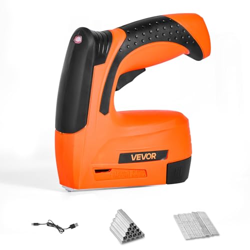 VEVOR Cordless 2-in-1 Brad Nailer Staple Gun