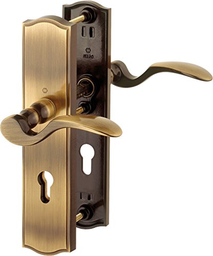 HOPPE-Messing-Schutzbeschlag F73 (Türgriff-Garnitur Links) ES1 F73 10 PZ-92 PROF
