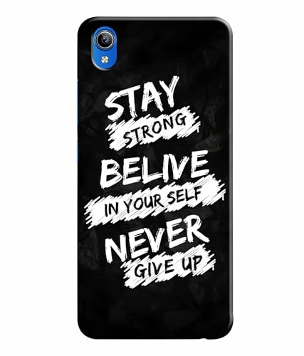 Image of Stay Strong Motivation Quotes Printed Hard Back Case Cover & Compatible for Vivo Y90 / Vivo Y90i (Multicolor) - D1810