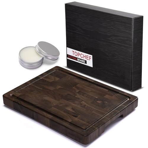 TOPCHEF Walnut End Grain - Extra Large Butcher Block for