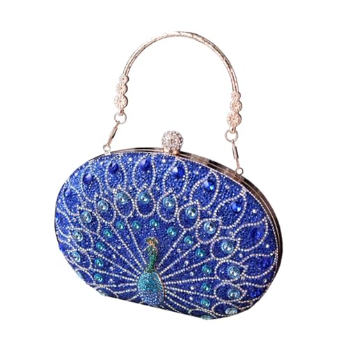 ECOMISTIQ BNF®Peacock Pattern Handbag Clutch for Party for Banquet Weddings Birthday Party Blue|Clothing, Shoes & Accessories | Womens Handbags & Bags| Womens Handbags & Bags Deal