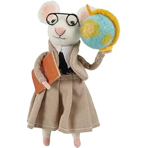 Primitives by kathy critter teacher mouse  urban country home decor