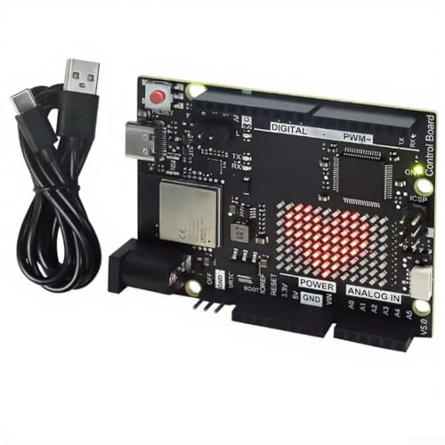 Carte de développement R4 compatible Arduino Cortex-M4 WIFI USB-C noir