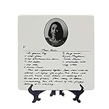 MIRACLE PRINTS Family Recipe Custom Plates – 9' Customized Recipe Plate for Grandma & Mom, Ceramic Square Dish, Personalized Dinnerware & Decorative China Display Stand