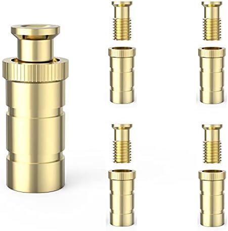 ROYOR Pool Cover Anchors for Inground Pools,Swimming Pool Safety Cover Brass Anchors(4 Pack)