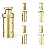 ROYOR Pool Cover Anchors for Inground Pools,Swimming Pool Safety Cover Brass Anchors(4 Pack)