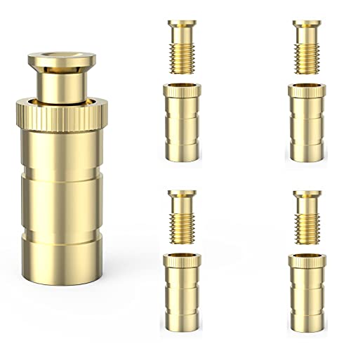 Royor Pool Cover Anchors For Inground Pools,Swimming Pool Safety Cover Brass Anchors(4 Pack) #TOP13