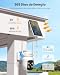 Imagen de 2PCS Camara Vigilancia WiFi Exterior Solar 2 en 1