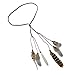 chiwanji Boho Quaste Stirnband Feder Kopfschmuck Stammes Haar Seil Böhmischen, Weiß