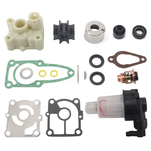 QuickMarine 8M0135821 Complete Maintenance Service Kit for Mercury Marine 15 20 HP Outboard Boat Motors replaces 46-8M0135821 Sierra 18-7913