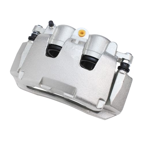 Image of Detroit Axle - Front Disc Brake Calipers w /Brackets Replacement for 2006-08 Dodge Ram 1500 05-08 Dakota 06-09 Mitsubishi Raider - 2pc Set