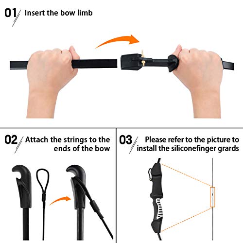 Rtemis 45\" Recurve Bow and Arrows Set Longbow Kit wih Bow Sight–Archery Kit for Adult Beginners Youth Teen Boy Gifts Outdoor Sports Game Hunting Toy