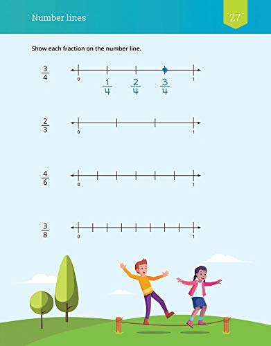 IXL Math Workbook: Grade 3 Fractions