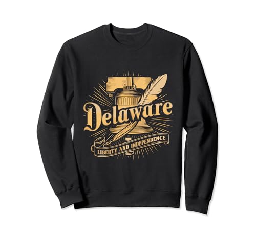 Express Your Pride With Delaware State Motto Art Sweatshirt