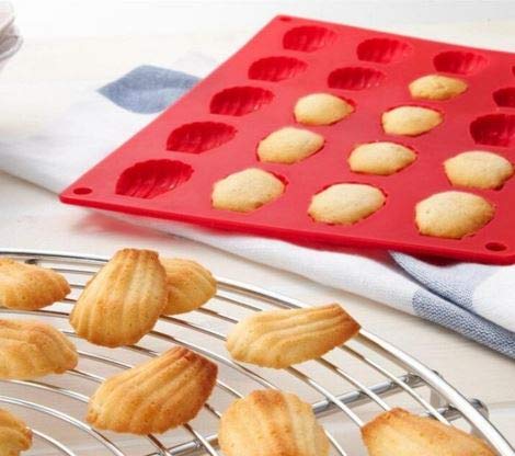 Amazon｜焼き型 シリコン型 フィナンシェ マドレーヌ 20個｜マドレーヌ