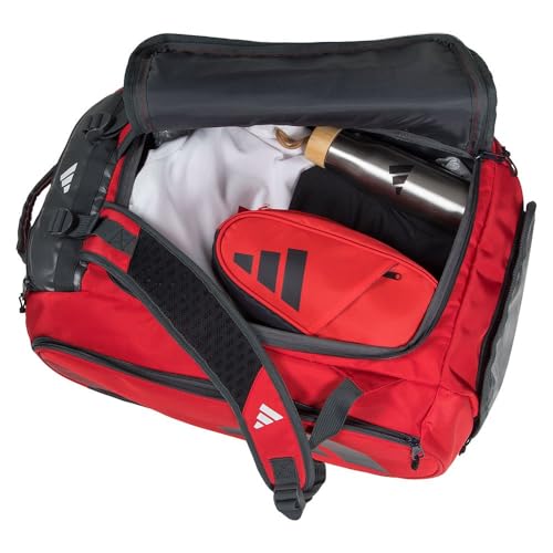 adidas Tour 3.3 Tennis Padel Racket Bag, Solar Red/Black, Red/Black, One Size, Modern - Image 4