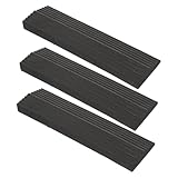LRXIYODE 3pcs Modular Portable Plastic Ramp for Indoor Doorways and Lightweight Entry Ramp for Robot Vacuums Wheelchairs Cars and Suitcases Non Slip Home Accessibility