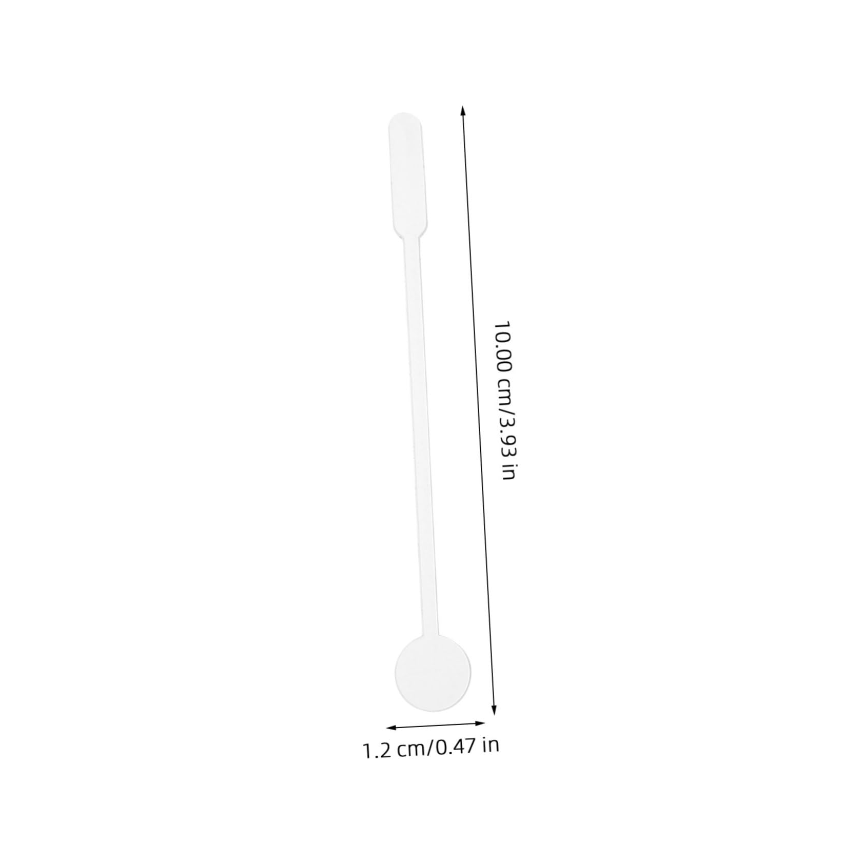 SOLUSTRE Stir Sticks for Cocktails 100pcs Plastic Stirrers Round Top Thicker Longer Design for Efficient Mixing