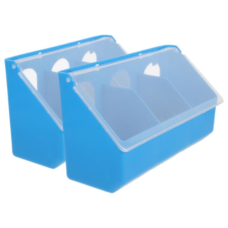 Mangeoire automatique pour cage à oiseaux Outanaya avec gamelle pour poulet - Lot de 2