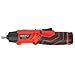 Stalwart 45-Piece Pivoting Screwdriver Set – Cordless Power Tool with Rechargeable 3.6V Battery, 2 LED Flashlights, Bits, Sockets, and Carrying Case