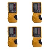 Youbones 4X Empfänger für Selbstnivellierenden Rotationslaser für Den Außenbereich, Rotationslaser-Wasserwaagendetektor mit Robuster Klemme, Rotes Licht