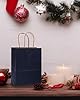 Gcardist 32Pcs Krafttaschen mit Griffen 21x15x8cm Kleine Geschenk Party Taschen Marineblau Shopping Treat Taschen Mehrere Verwendungen (8.3x6x3Inch, Kleine Größe) #5
