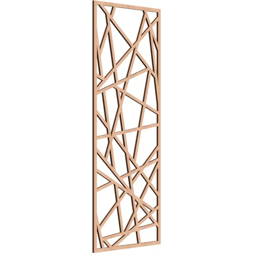 Image of Conway Decorative Pierced Fretwork Wood Wall Panels, 15 3 /8 inchW x 39 3 /8 inchH x 1 /4 inchT, Alder