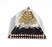 Orgone Pyramid E-emission Protection Selenite Black tourmaline Crystal Orgonite Pyramid for Meditation Yoga Chakra Healing - Spiritual Healing - By Orgonite Crystal