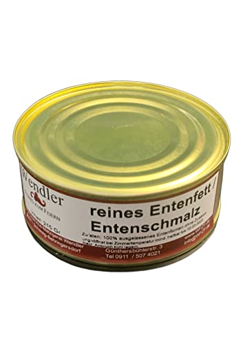 Entenfett/Entenschmalz ohne Zusätze in der Dose (200Gr)