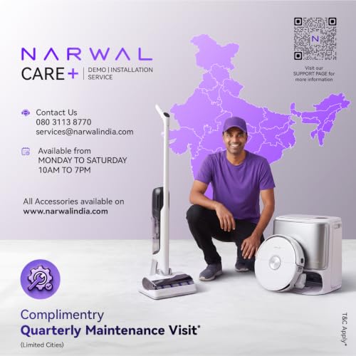 Image of NARWAL Freo Z10 Ultra Robot Vacuum and Mop Combo, Dual RGB Cameras and Chips, AI Avoidance, 8N Corner to Edge Deep Cleaning, Dry-Wet Separation, 18000Pa, Hot Water Wash & Self-Emptying, White