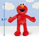 Peluche Elmo durable de 8 po de Sesame Street Friends, jouets pour enfants officiellement licenciés pour les 18 mois et plus, cadeaux et présents.