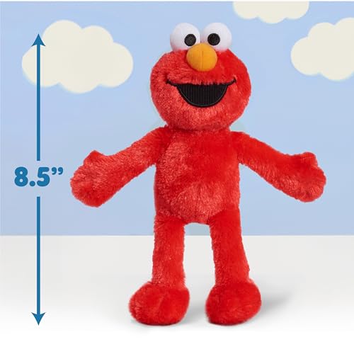 Elmo plush encouraging imaginative play for toddlers