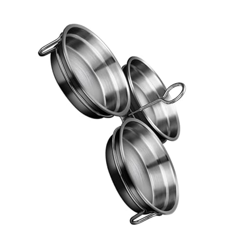 IMIKEYA Stainless Steel Egg Poacher Mold Heart Shaped Egg Cooker Pan for Jelly Home Use Portable Lightweight