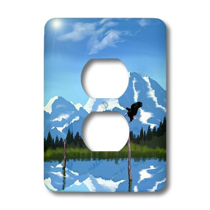 Support pour prise murale Mckinley Alaska pour masquer les imperfections murales