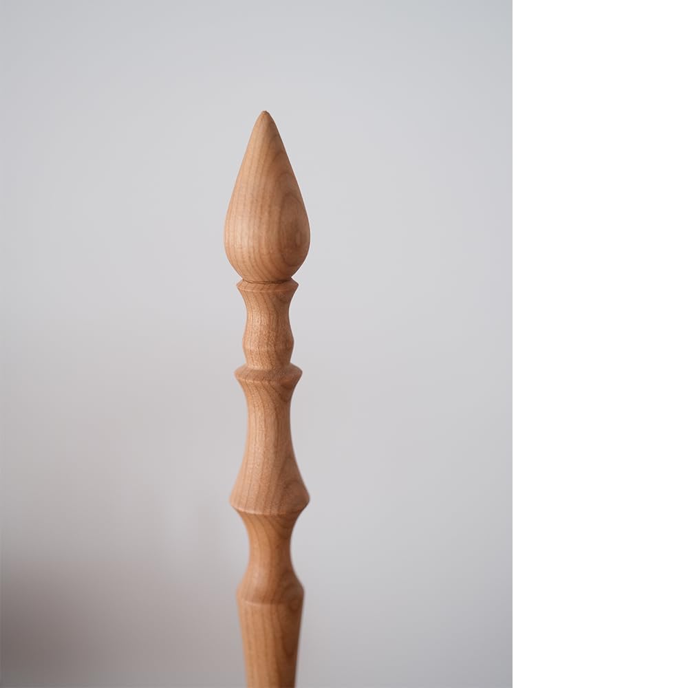Portarotoli da Cucina Autonomo, con Base Massiccia e Finitura Atossica, per Piano Cottura, Tavolo o Bagno, Stile Classico Vintage in Legno di Noce